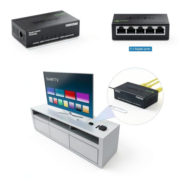 TRENDnet Gigabit Switch 5 Port Mini Metal GREENnet-2