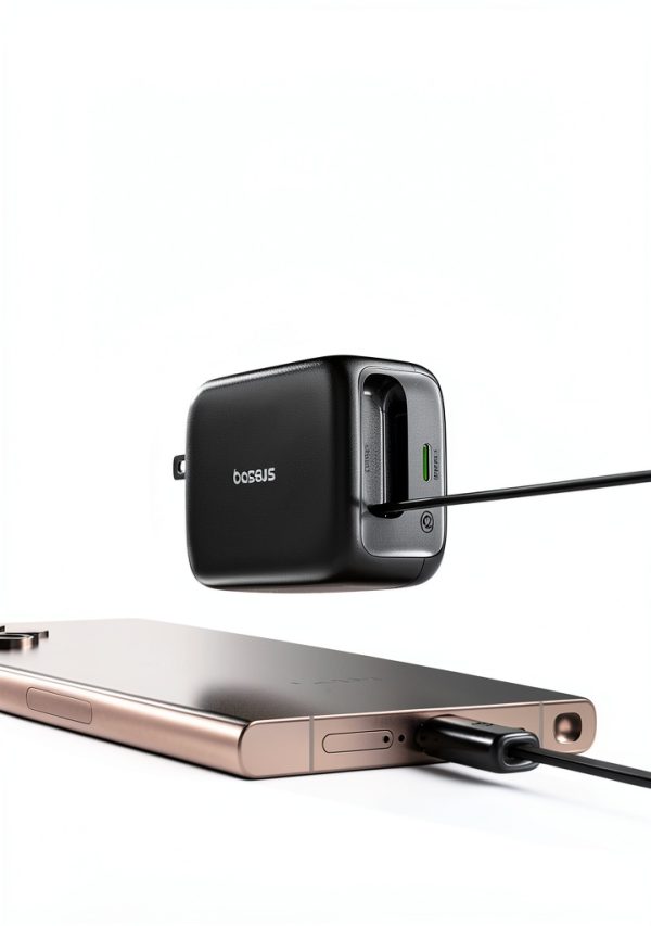 45W Dual Port Charger Retractable Cable BPS 30 Power-4