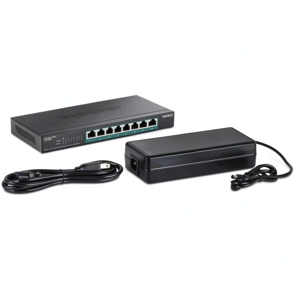 TRENDnet 8 Port 2.5G PoE++ Switch 230W Fanless Design-4