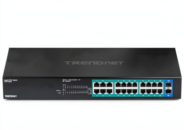 TRENDnet 26 Port Gigabit PoE Switch 24x30W Ports SFP Slots-4