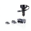 Pavo 30W Car Charger Retractable Cable Dual Port Fast-8