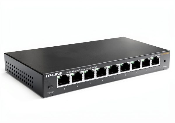 TP Link 8 Port Gigabit Smart Ethernet Switch Metal Gray-1