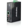 Trendnet Industrial SFP to Gigabit PoE++ Media Converter 95W-0