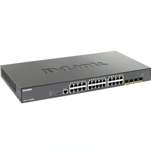 D Link 28 Port 10 Gigabit Smart Managed PoE Switch-0