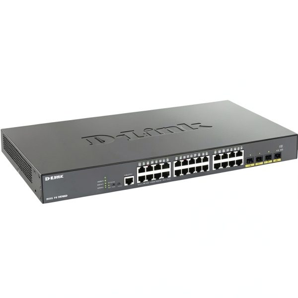D Link 28 Port 10 Gigabit Smart Managed PoE Switch-0