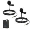 Neewer 2 Pack Lavalier Lapel Microphone Omnidirectional-0