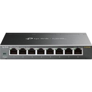 TP-Link 8-Port Gigabit Switch Desktop Metal Fanless Design-0