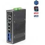 Trendnet Industrial Gigabit PoE Switch DIN Rail Managed-0