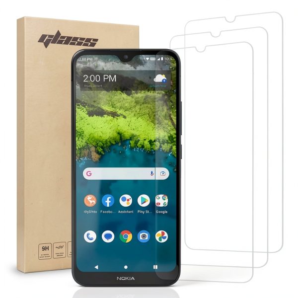 Nokia C110 Screen Protector 9H Tempered Glass Bubble Free-0