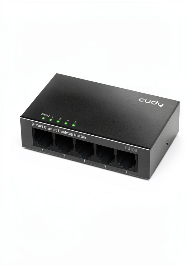 Cudy GS105 5 Port Gigabit Ethernet Switch Metal Fanless-2