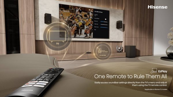Hisense 4.1.2 Channel Dolby Atmos Soundbar Devialet Tuned-7
