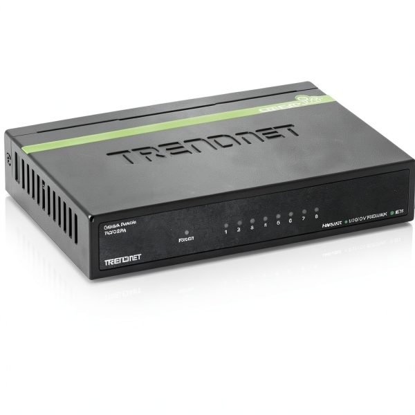 TRENDnet 8 Port Gigabit Switch GREENnet Metal Mini-0
