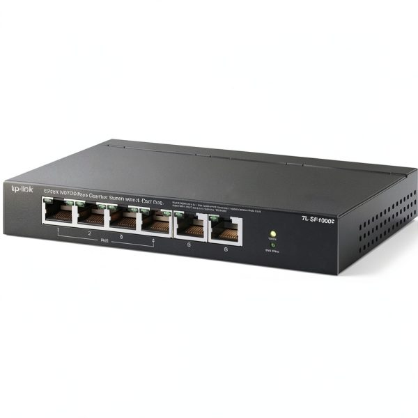 TP-Link 6-Port PoE Switch 4 PoE+ Ports 67W Budget-3