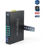 Trendnet 10 Port Industrial Gigabit PoE Switch DIN Rail-0