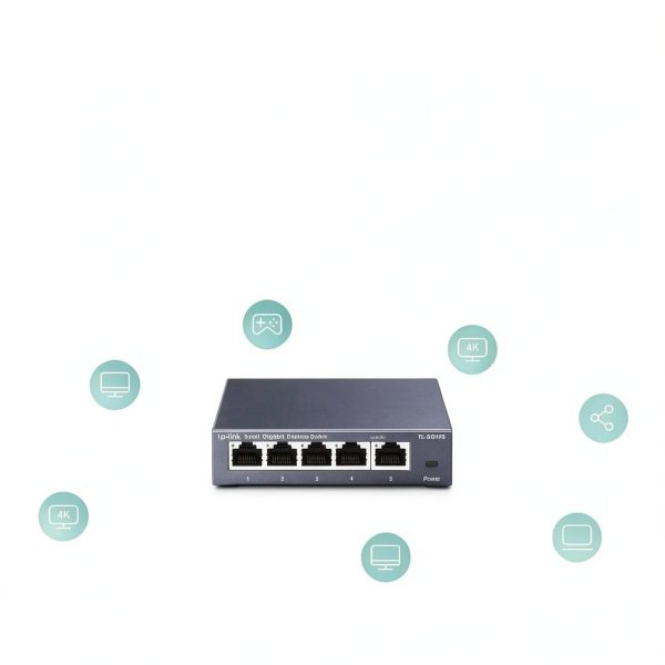 TP-Link Gigabit Ethernet Switch 5 Port Plug and Play-1