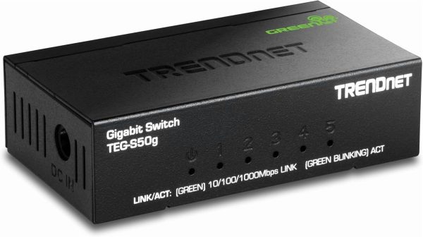 TRENDnet Gigabit Switch 5 Port Mini Metal GREENnet-8