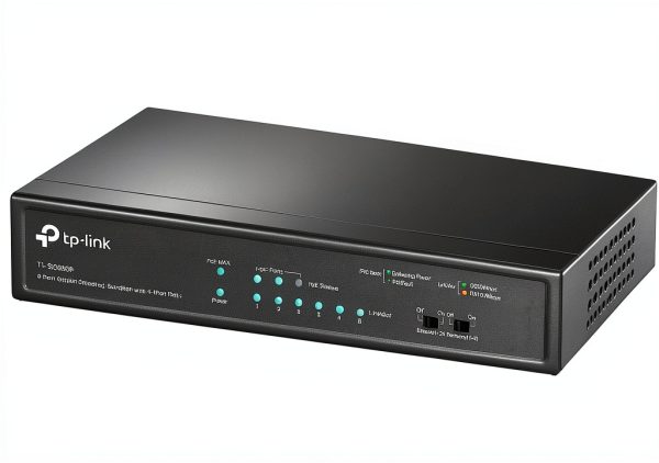 TP Link 8 Port Gigabit Unmanaged PoE Switch Black-0