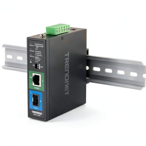 TRENDnet Industrial SFP to Gigabit PoE+ Media Converter-2