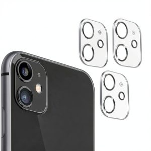 Qixxronics iPhone 11 Camera Lens Protector Clear Tempered-0