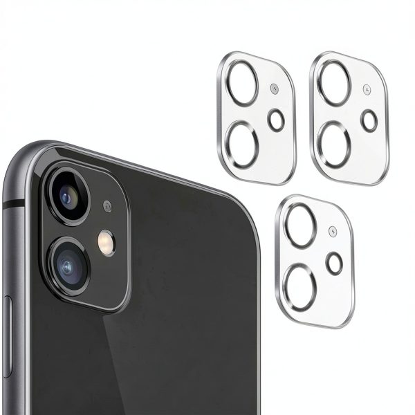 Qixxronics iPhone 11 Camera Lens Protector Clear Tempered-0