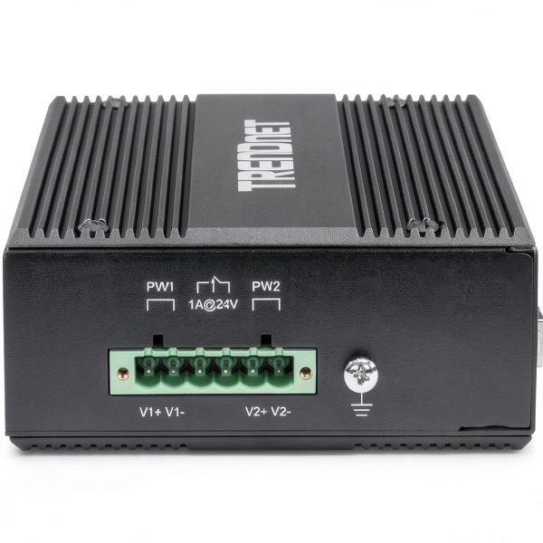 TRENDnet Industrial Gigabit PoE Switch DIN Rail IP30-4