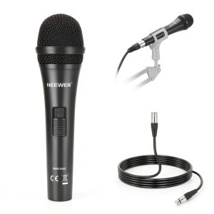 Neewer NW-040 Cardioid Dynamic Microphone Metal XLR-0