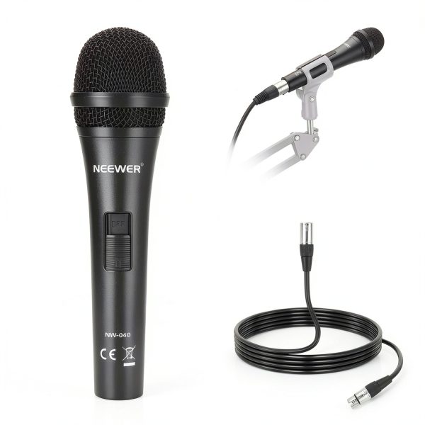 Neewer NW-040 Cardioid Dynamic Microphone Metal XLR-0