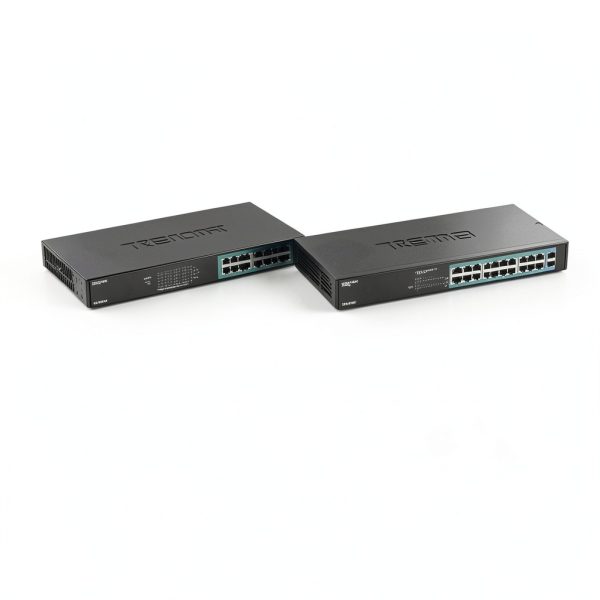 TRENDnet 26 Port Gigabit PoE Switch 24x30W Ports SFP Slots-3