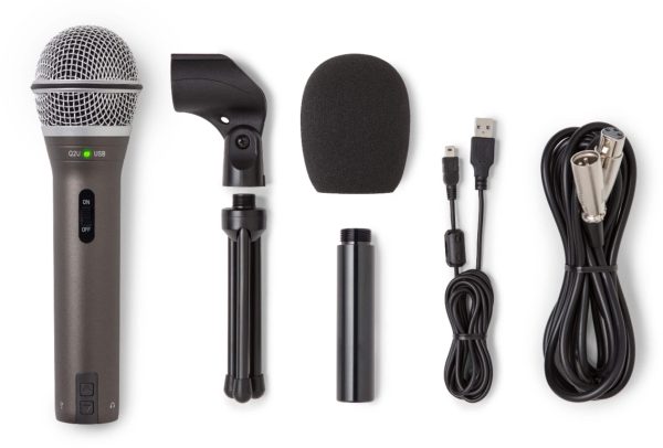 Samson Q2U USB Microphone Recording Podcasting Pack-4