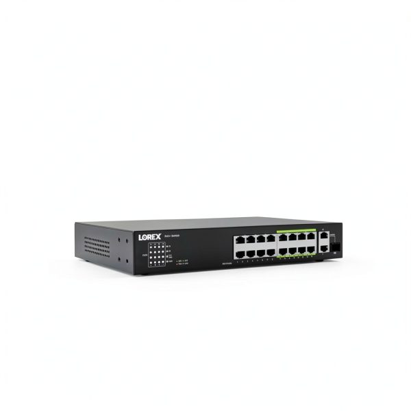 Lorex 16 Port PoE Switch ePoE 250W Security Camera Network-4