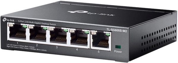 TP Link 5 Port 2.5G Multi Gigabit Desktop Switch Black-1