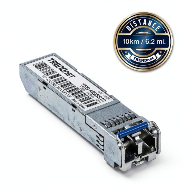 TRENDnet SFP to RJ45 Mini GBIC Single Mode LC Module 10km-5