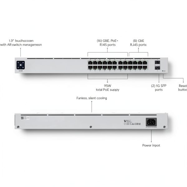 Ubiquiti 24 Port Gigabit PoE Switch Managed Networking-4