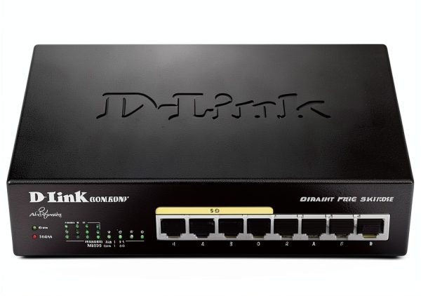 D-Link 8-Port Gigabit PoE Switch for Home Office Networking-0