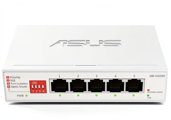 ASUS QG U1050 5 Port 2.5G Unmanaged Ethernet Switch White-6