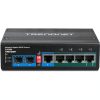 TRENDnet Industrial Gigabit PoE Switch DIN Rail IP30-2