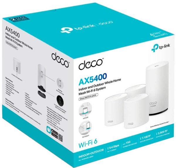 TP Link Deco AX5400 Wi Fi 6 Mesh System 4 Pack Whole Home-8