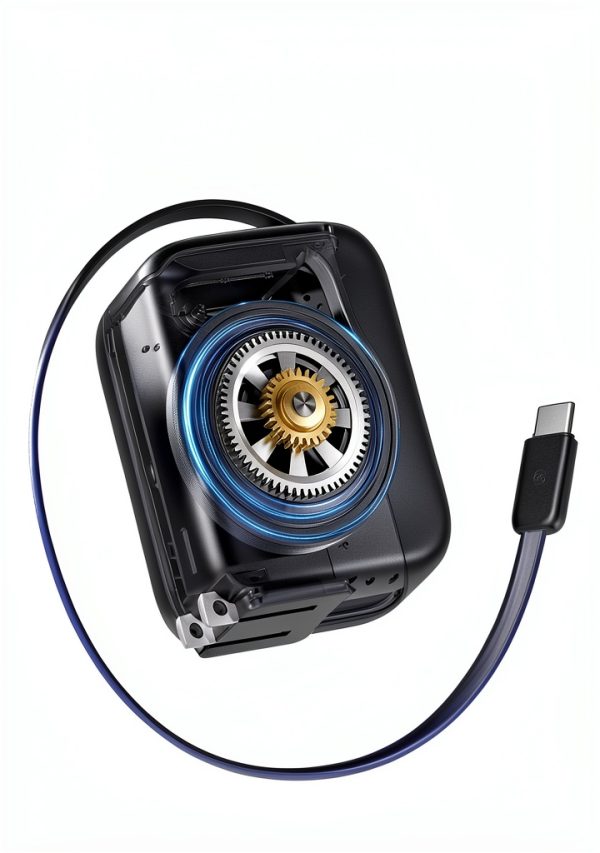 45W Dual Port Charger Retractable Cable BPS 30 Power-8