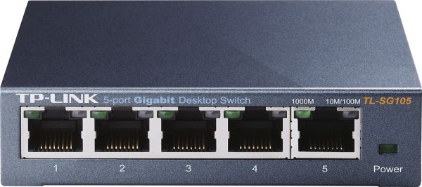 TP-Link 5 Port Gigabit Ethernet Switch Metal Design-0