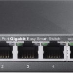 TP Link 5 Port Gigabit Smart Ethernet Switch Metal Gray-0