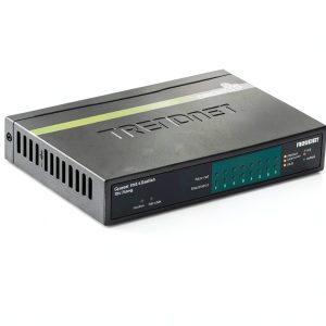 TRENDnet 8 Port Gigabit PoE Switch Metal Sturdy Plug Play-0