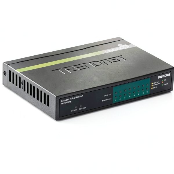TRENDnet 8 Port Gigabit PoE Switch Metal Sturdy Plug Play-0