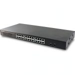 Intellinet 24 Port Gigabit Ethernet Switch SFP Rackmount-0