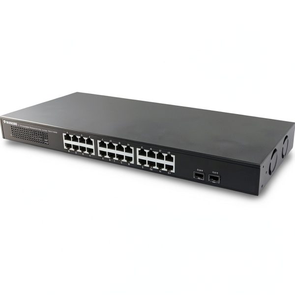 Intellinet 24 Port Gigabit Ethernet Switch SFP Rackmount-0