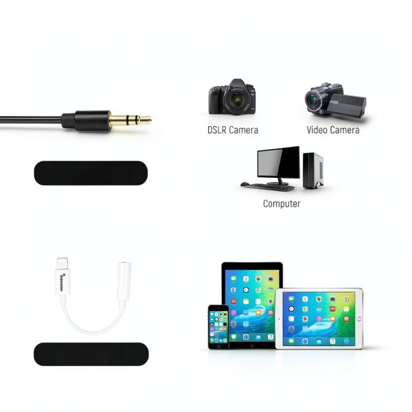 Neewer 2 Pack Lavalier Lapel Microphone Omnidirectional-5