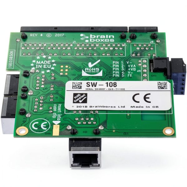 Brainboxes Industrial Ethernet Switch 8 Ports Unmanaged-6