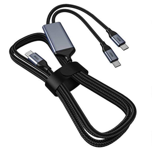 Baseus USB C Splitter Cable Power Bank Accessory PPADM65 S-0