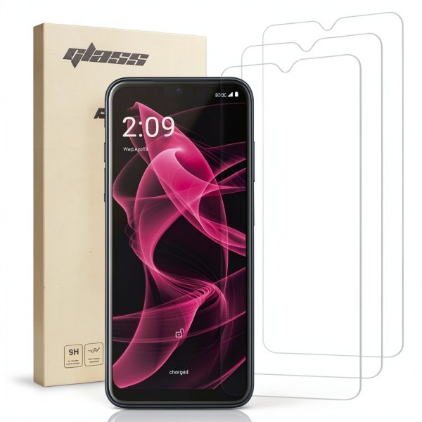 T-Mobile Revvl 6 6x 2.5D Glass Screen Protector 3 Pack-0