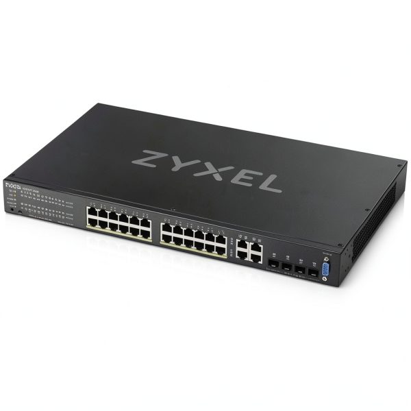 Zyxel GS2220 Managed Switch 24 Port PoE Cloud Management-1
