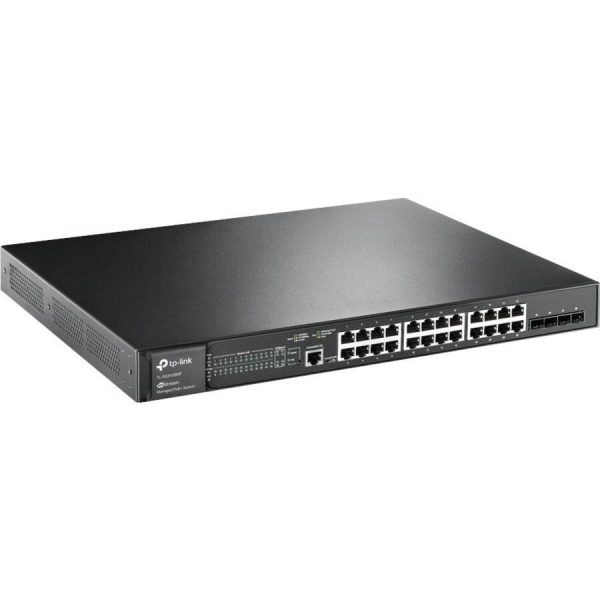 TP-Link 28-Port Gigabit PoE+ Managed Switch Network Solution-2